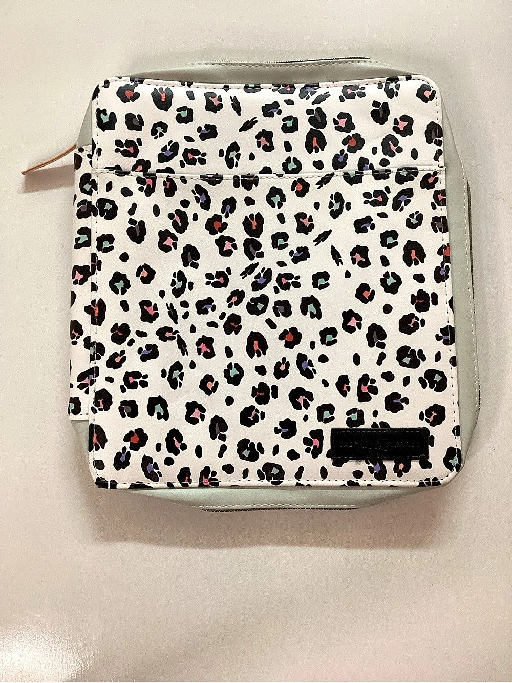 The Happy Planner White Leopard Print Zip Folio Cover Carrier Organizer Case18